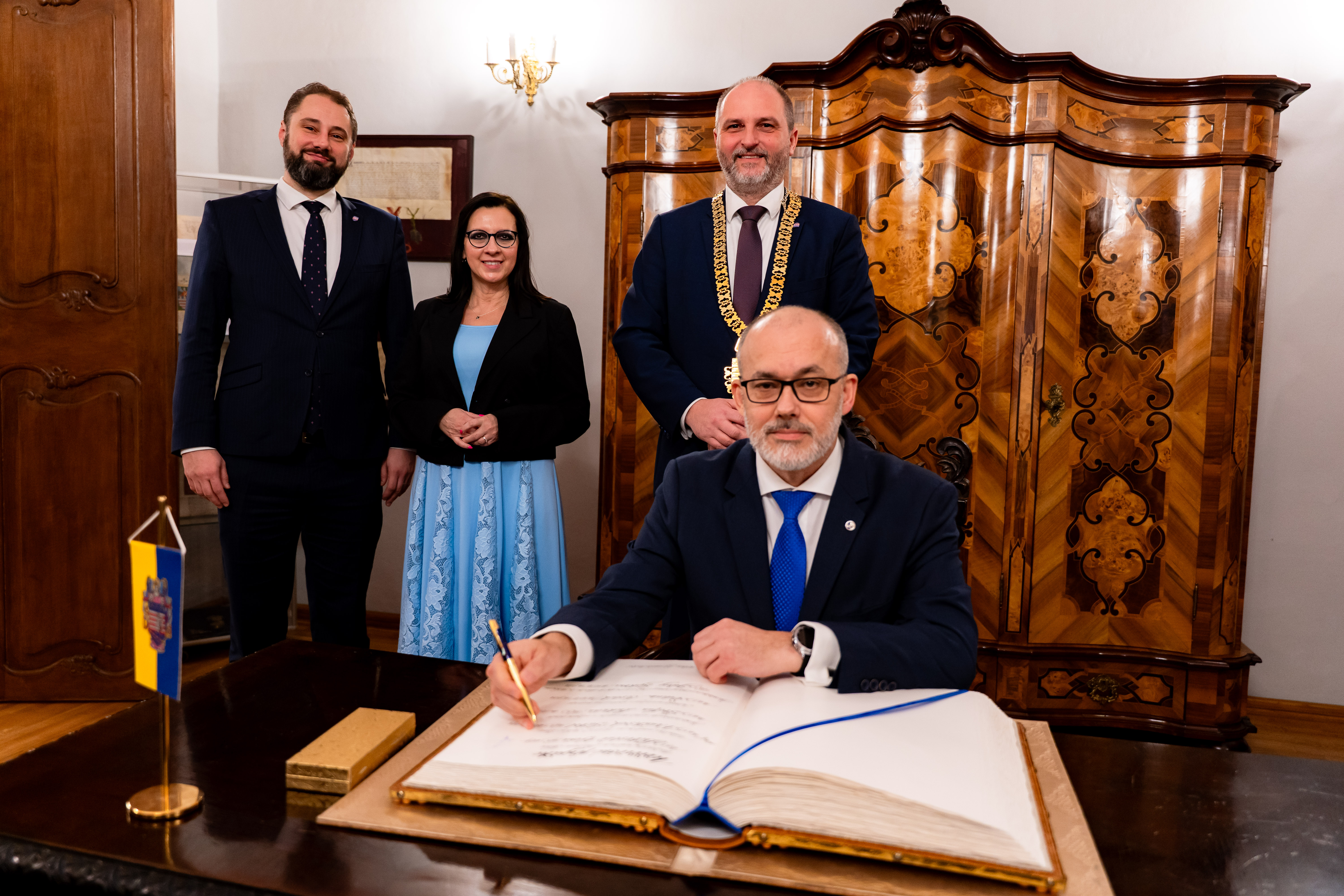 prijatie rektorov univerzit mesta Kosice a riaditelov nemocnic-37